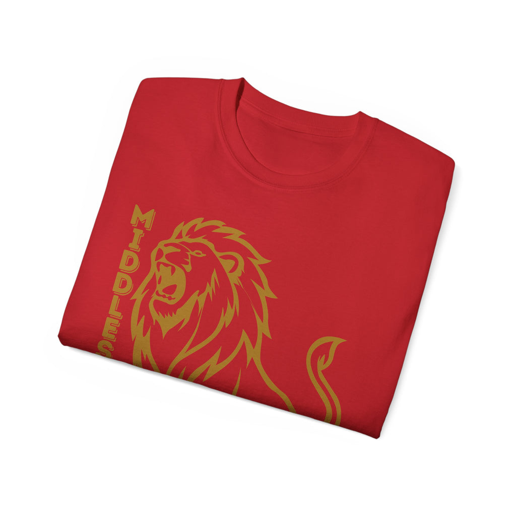 GOLD Middlesbrough 150 Years Lion Football T-Shirt