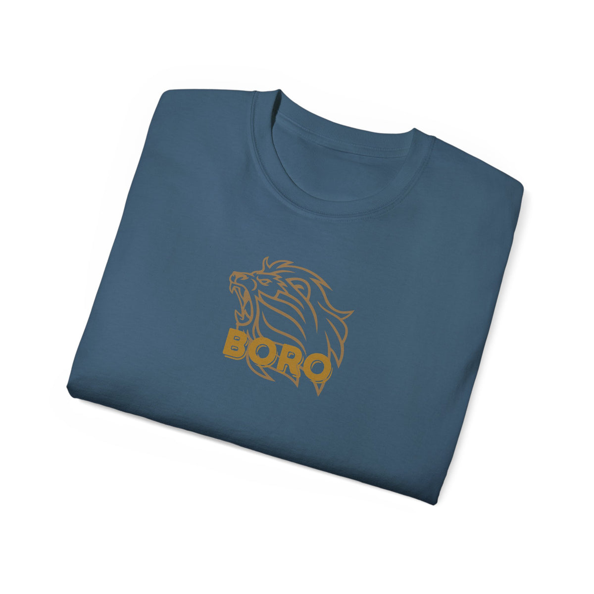 GOLD Roaring Lion BORO Football T-Shirt