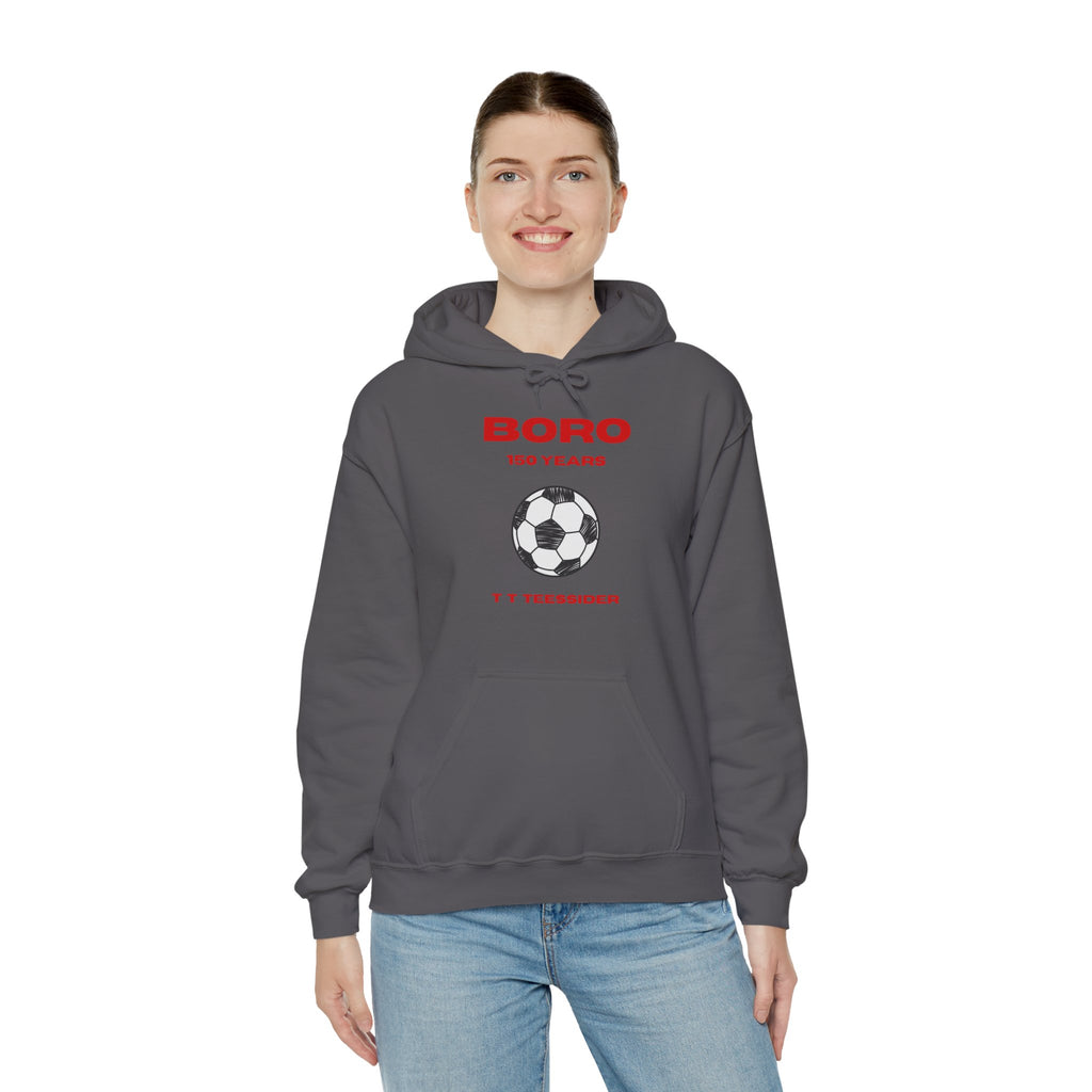 BORO 150 Years Football Hoodie 'front print' only.