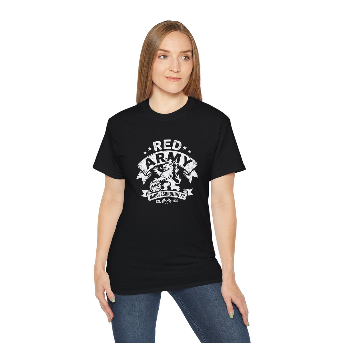 Red Army Middlesbrough FC Lion Shirt — BORO Fan Tee