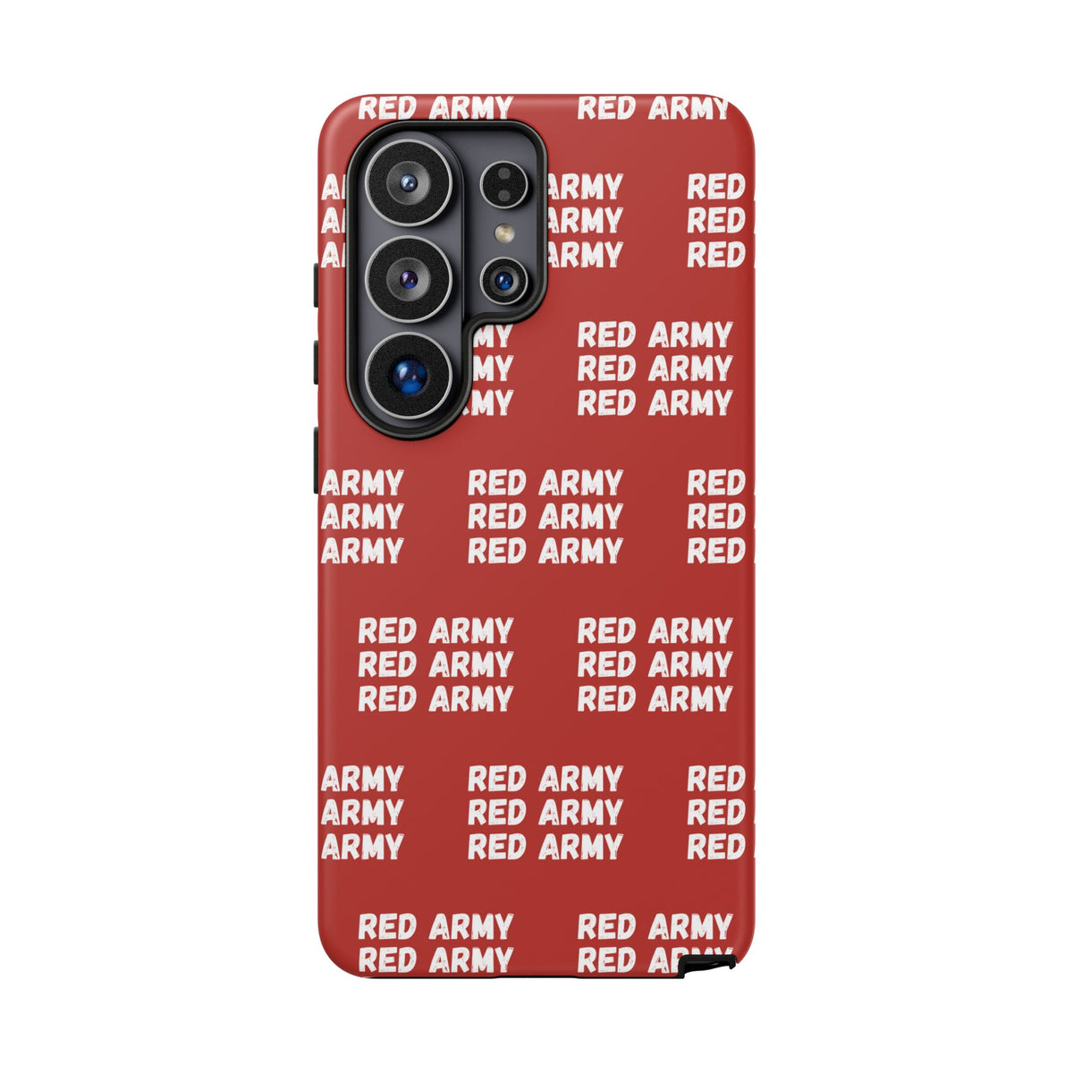 "RED ARMY RED ARMY RED ARMY" Phone Case — Red Pattern Tough Case