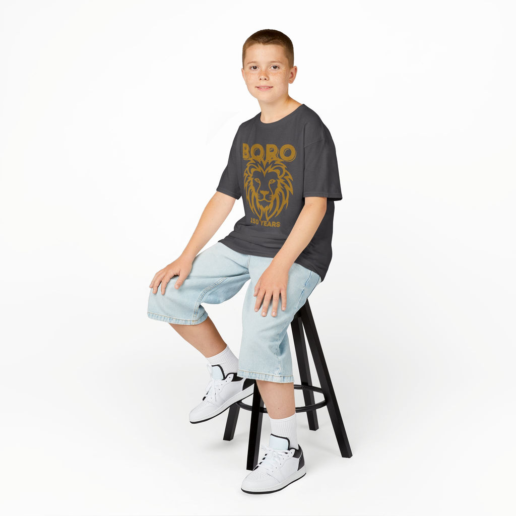 Kids Lion Graphic Tee — "Boro 150 Years" Anniversary Shirt