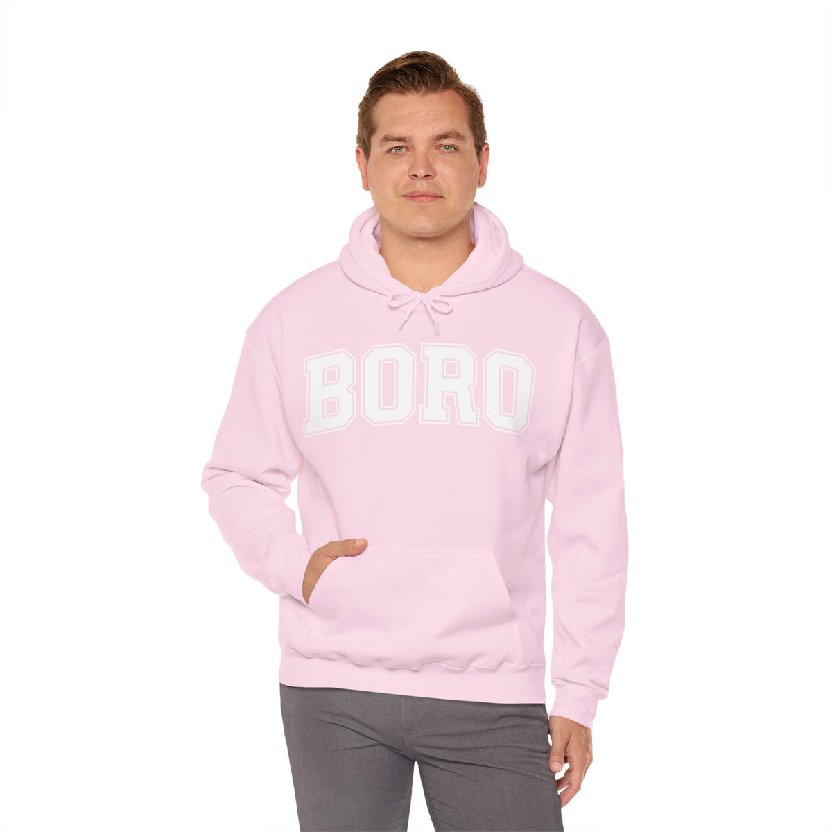 Uni BORO Style Hoodie 'front print' only.