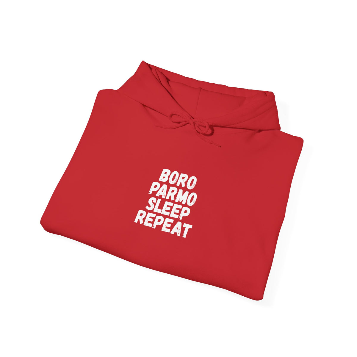 Boro Parmo Sleep Repeat Hoodie — #UTB BORO STYLE - 'front print'