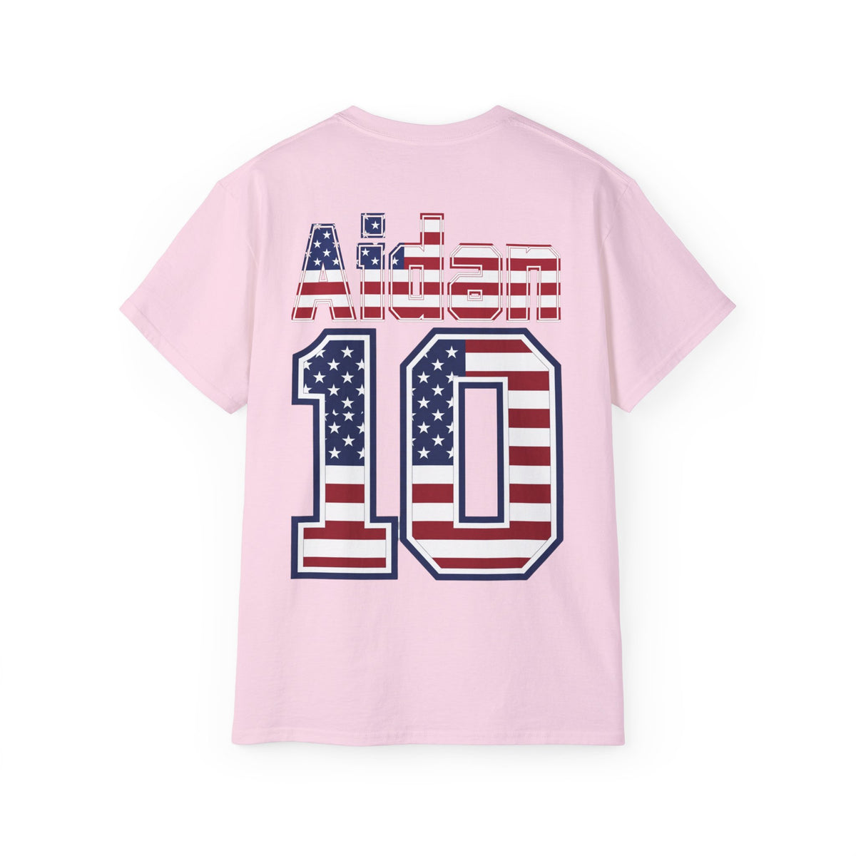 Aidan Morris Number 10 USA Flag Shirt for the BORO 'back print only'