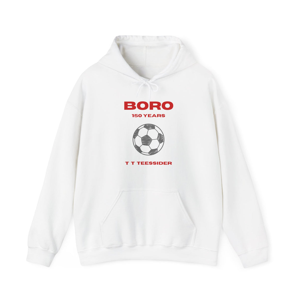 BORO 150 Years Football Hoodie 'front print' only.
