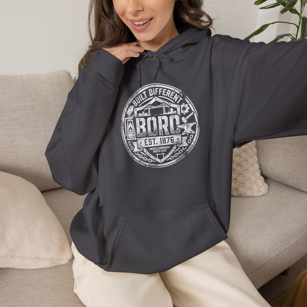 Adult BORO Built Different – Boro Logo Hoodie
