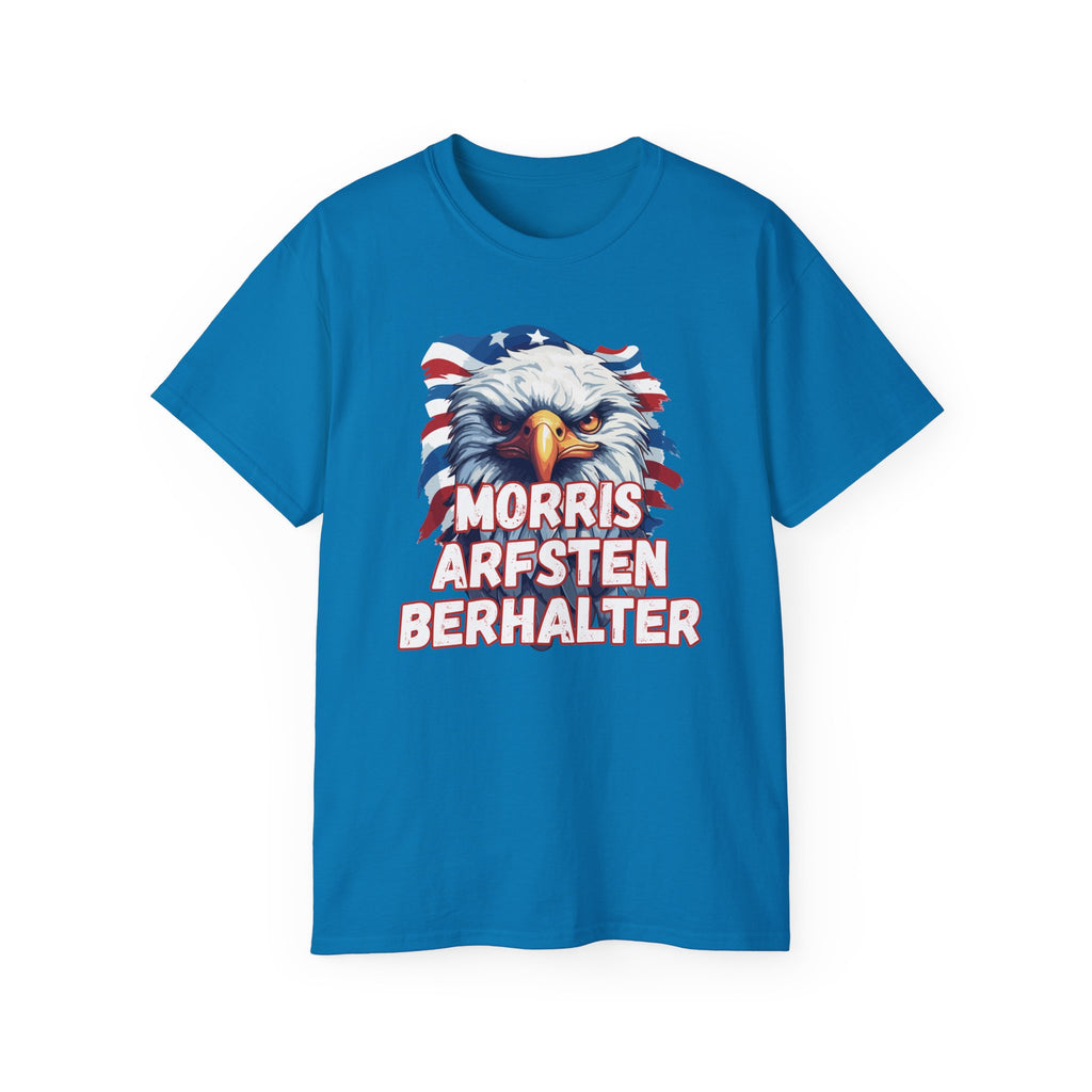 Eagle Graphic Tee — "Morris Arfsten Berhalter" Patriotic USA BORO Shirt