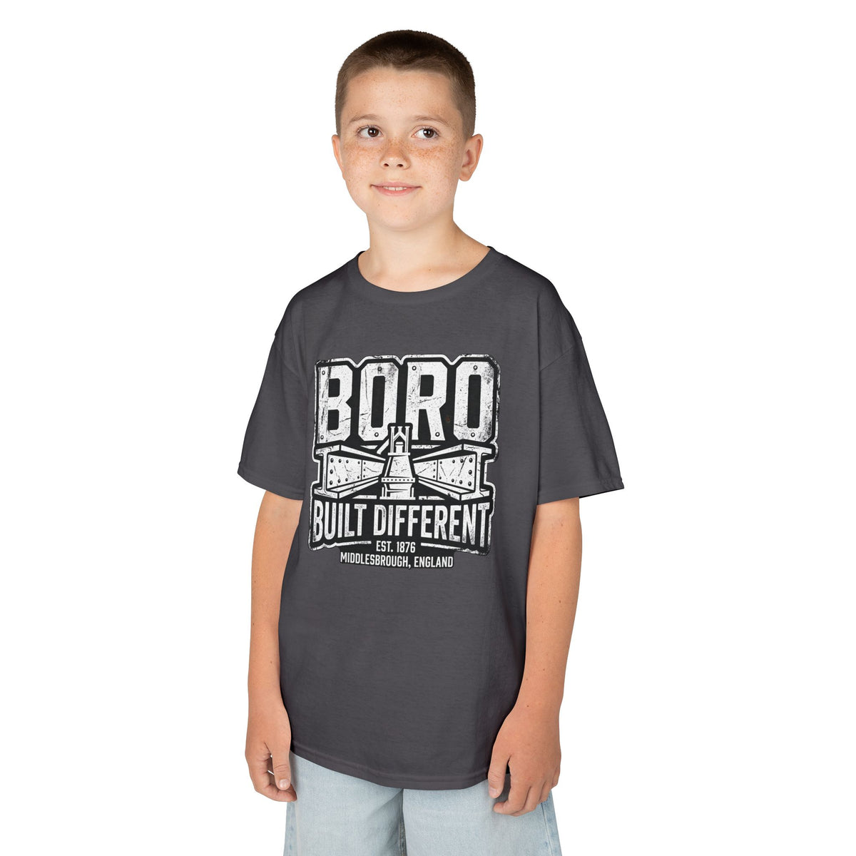 Kids Tee — Boro Built Different Tee — 'BORO Built Different' Graphic T-Shirt