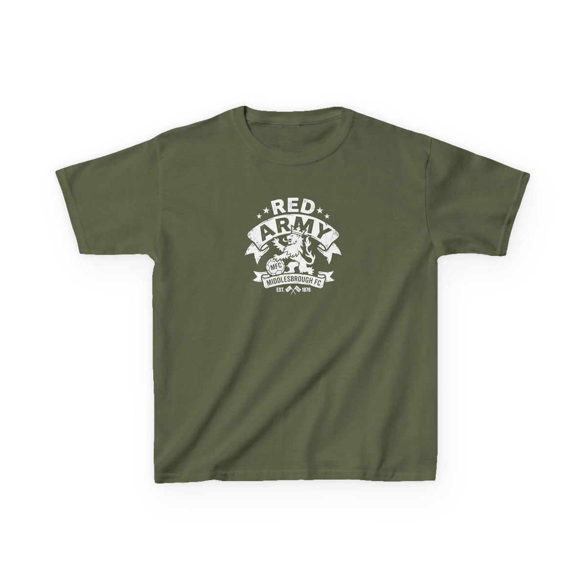 Kids T‑Shirt — "Red Army" BORO Mascot Graphic Tee for Children