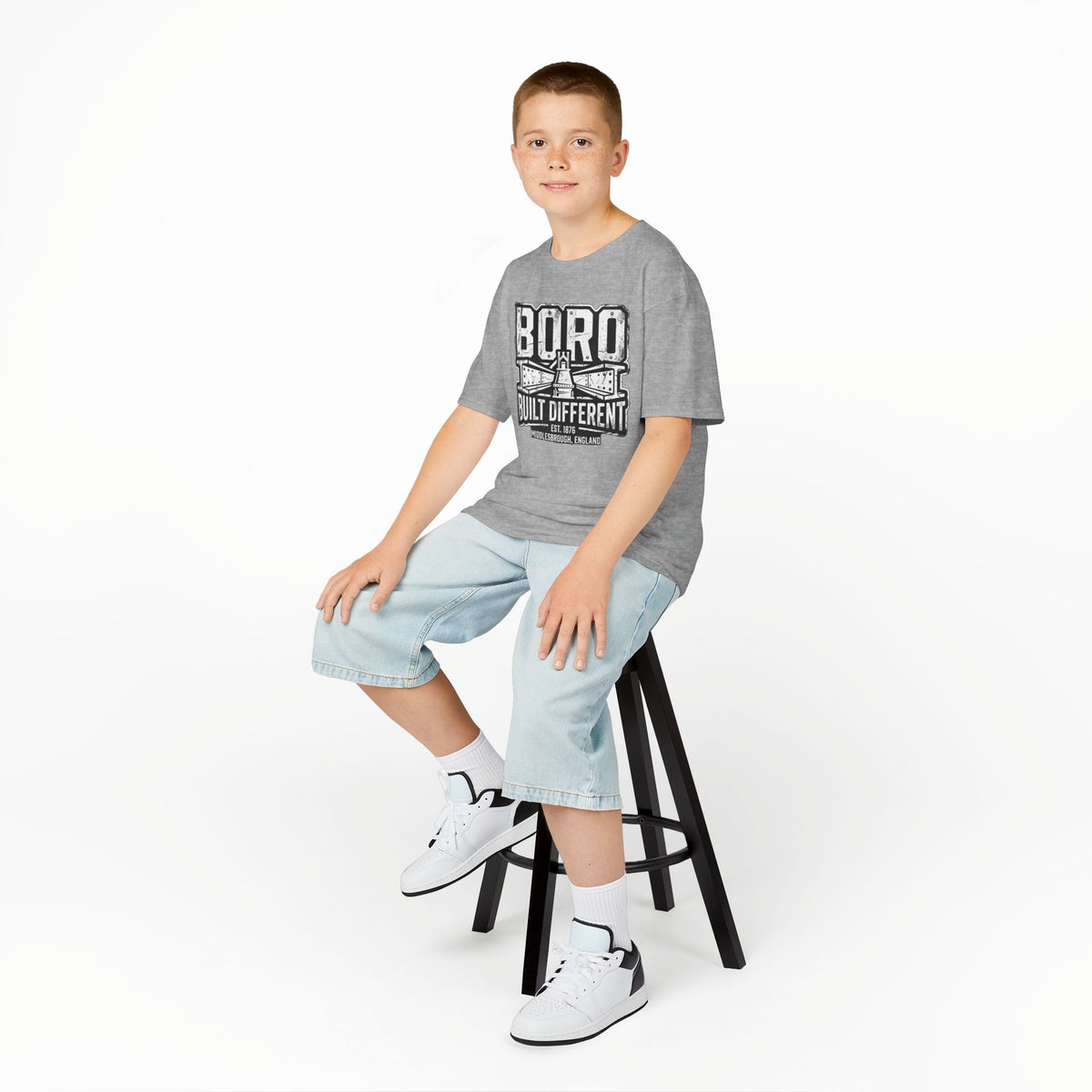 Kids Tee — Boro Built Different Tee — 'BORO Built Different' Graphic T-Shirt