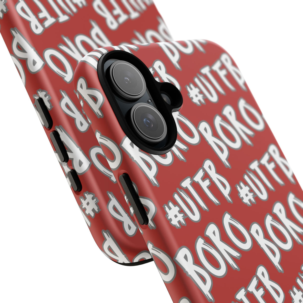 Phone Case — Red #UTFB BORO Pattern Protective Case