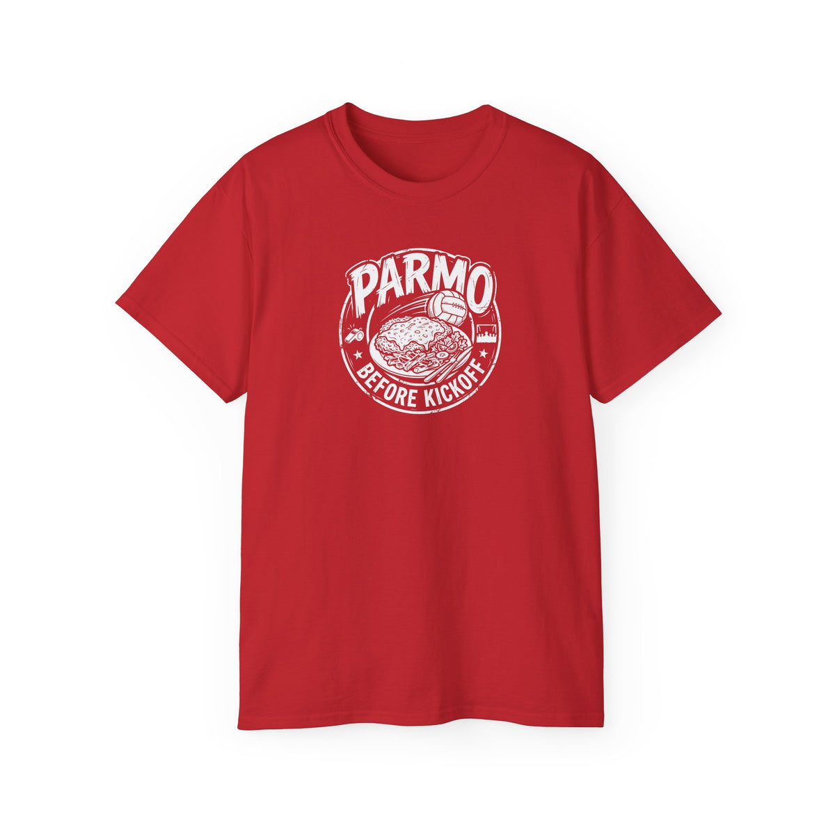 Parmo Before Kickoff T-Shirt — Middlesbroughfc Football Food Fan Tee