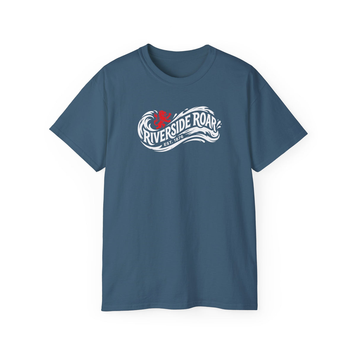 Riverside Roar Graphic Tee — Middlesbroughfc Vintage Style Boro Wave Logo T-Shirt