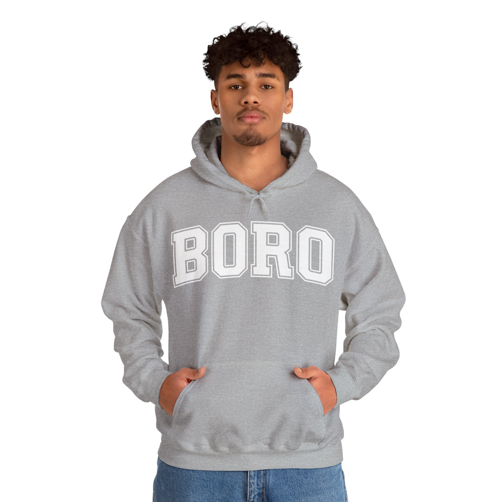 Uni BORO Style Hoodie 'front print' only.