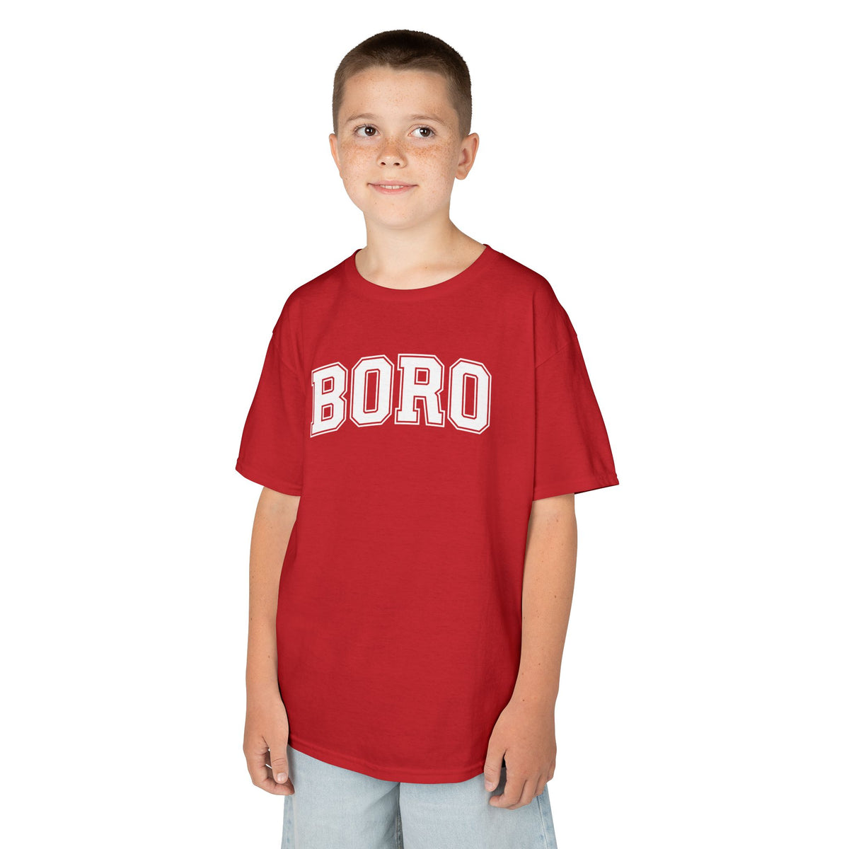 Kids 'BORO' UNI Style Letterman Graphic Tshirt