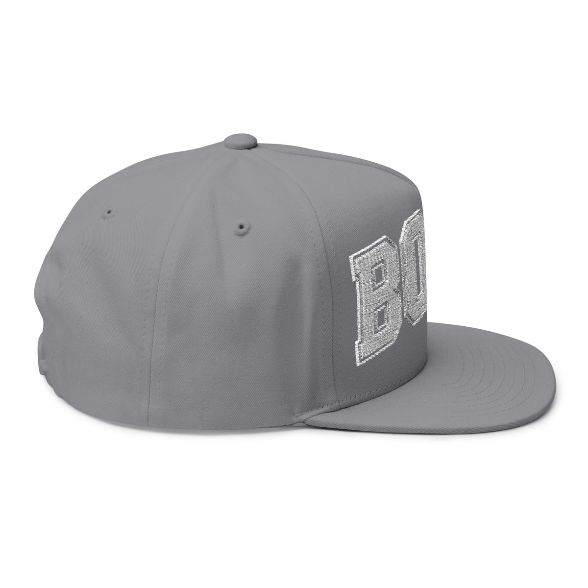 BORO Flat Bill Cap — Embroidered 'BORO' Vintage UNI Snapback Hat