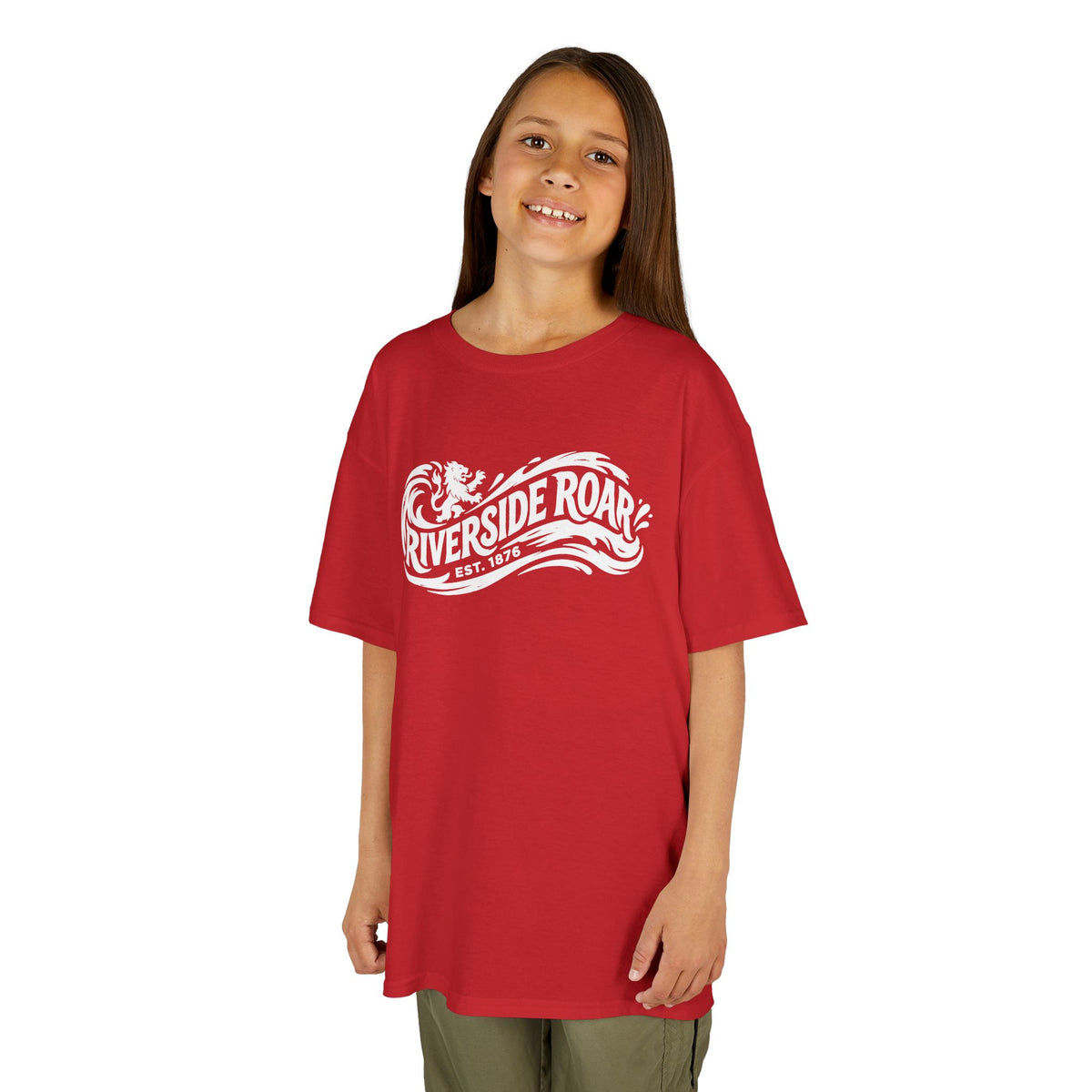 Kids T‑Shirt — Riverside Roar Middlesbrough fc Boro Wave Tshirt (Youth)