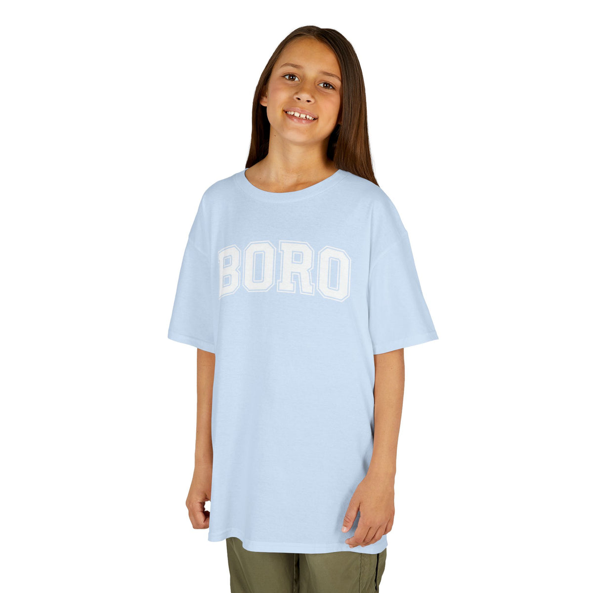 Kids 'BORO' UNI Style Letterman Graphic Tshirt