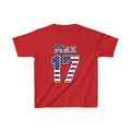 Kids Shirt 'Max 17' American Flag BORO Shirt, Max Arfsten is our Number 17 'Front print'