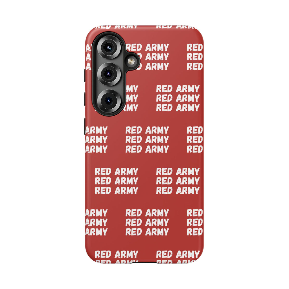 "RED ARMY RED ARMY RED ARMY" Phone Case — Red Pattern Tough Case