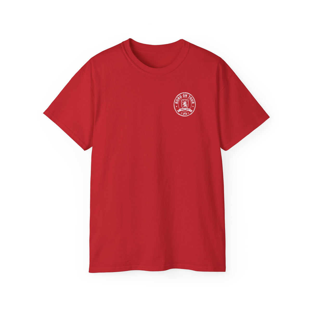 BORO on Tour Adult T-Shirt, Middlesbroughfc Away days, Away Games, On Tour, In the Away End