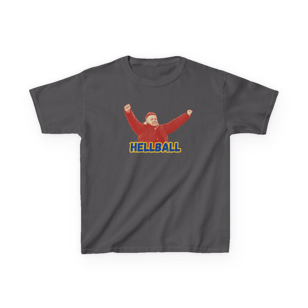 Kids 'HELLBALL' Gaffa Graphic Tee — In Kim we Trust