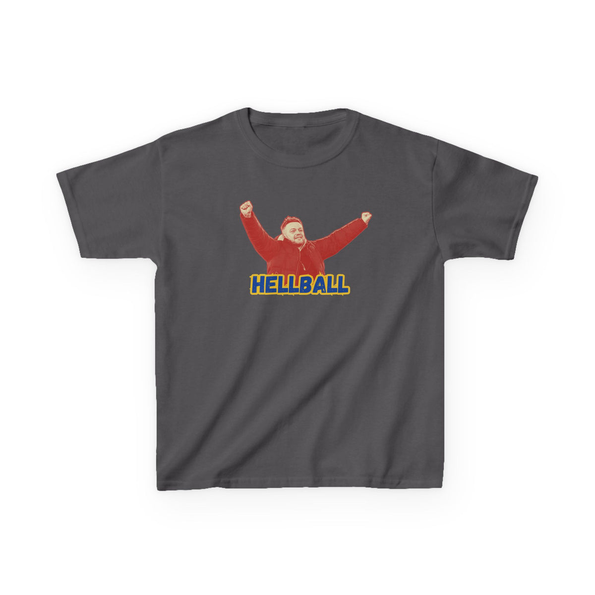 Kids 'HELLBALL' Gaffa Graphic Tee — In Kim we Trust