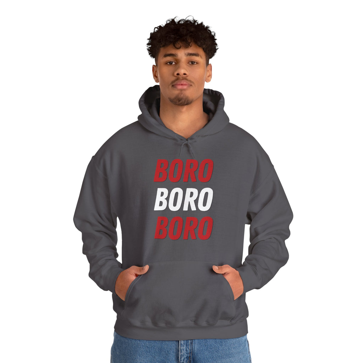 BORO Chant Hoodie 'front print' only.