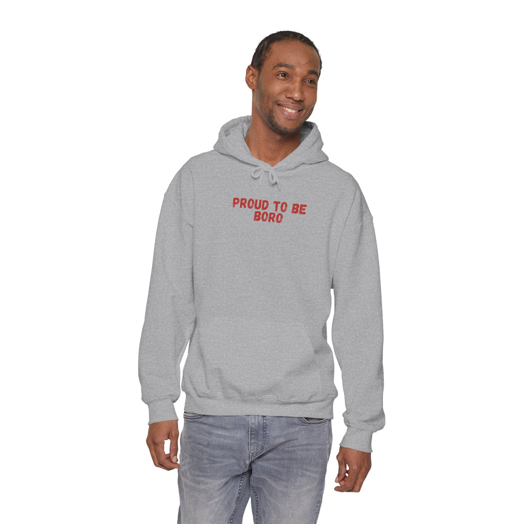 Proud to Be Boro Hoodie — #UTB BORO STYLE 'front print only'