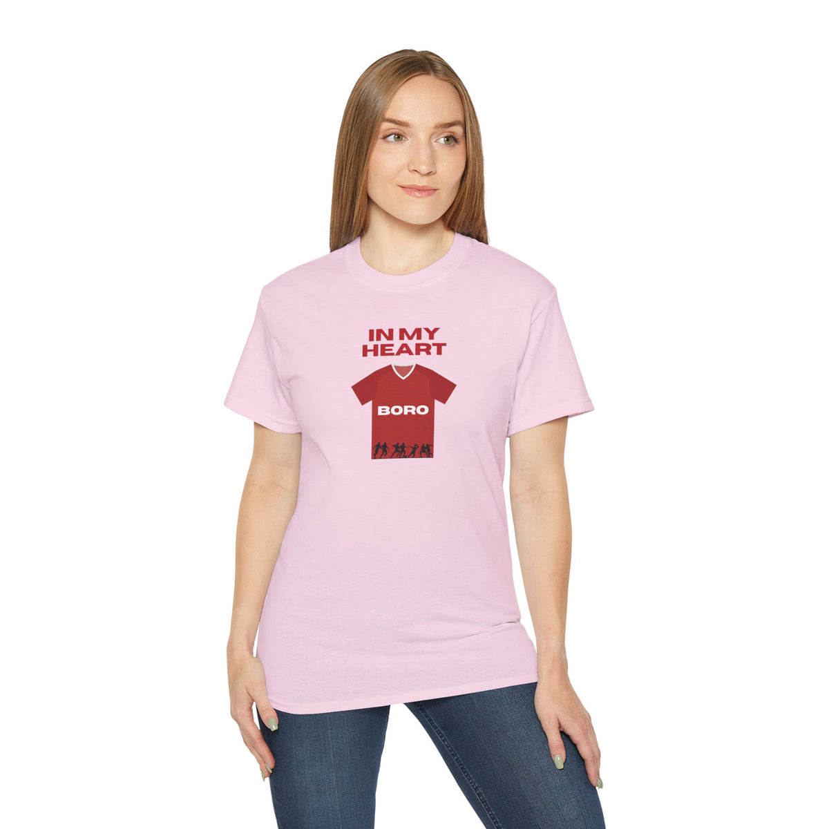 In My Heart Boro Football Tee — Fan Shirt