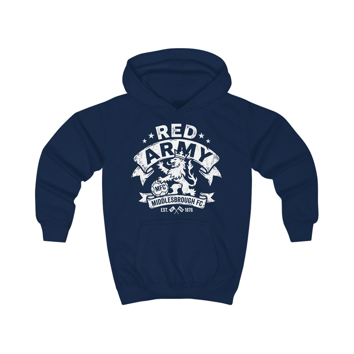 Kids Hoodie 'RED ARMY' — 'BORO Graphic Youth Hoodie