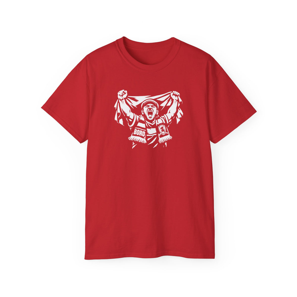 Middlesbrough Superfan Chant T‑Shirt — Enthusiastic Boro Supporter Graphic Tee