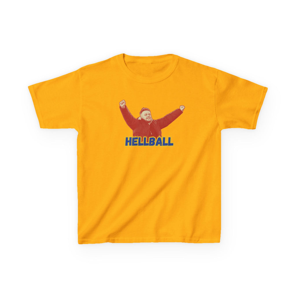 Kids 'HELLBALL' Gaffa Graphic Tee — In Kim we Trust