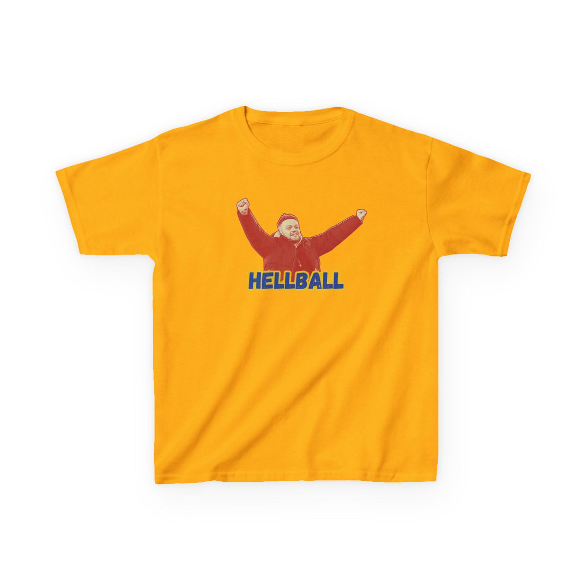 Kids 'HELLBALL' Gaffa Graphic Tee — In Kim we Trust
