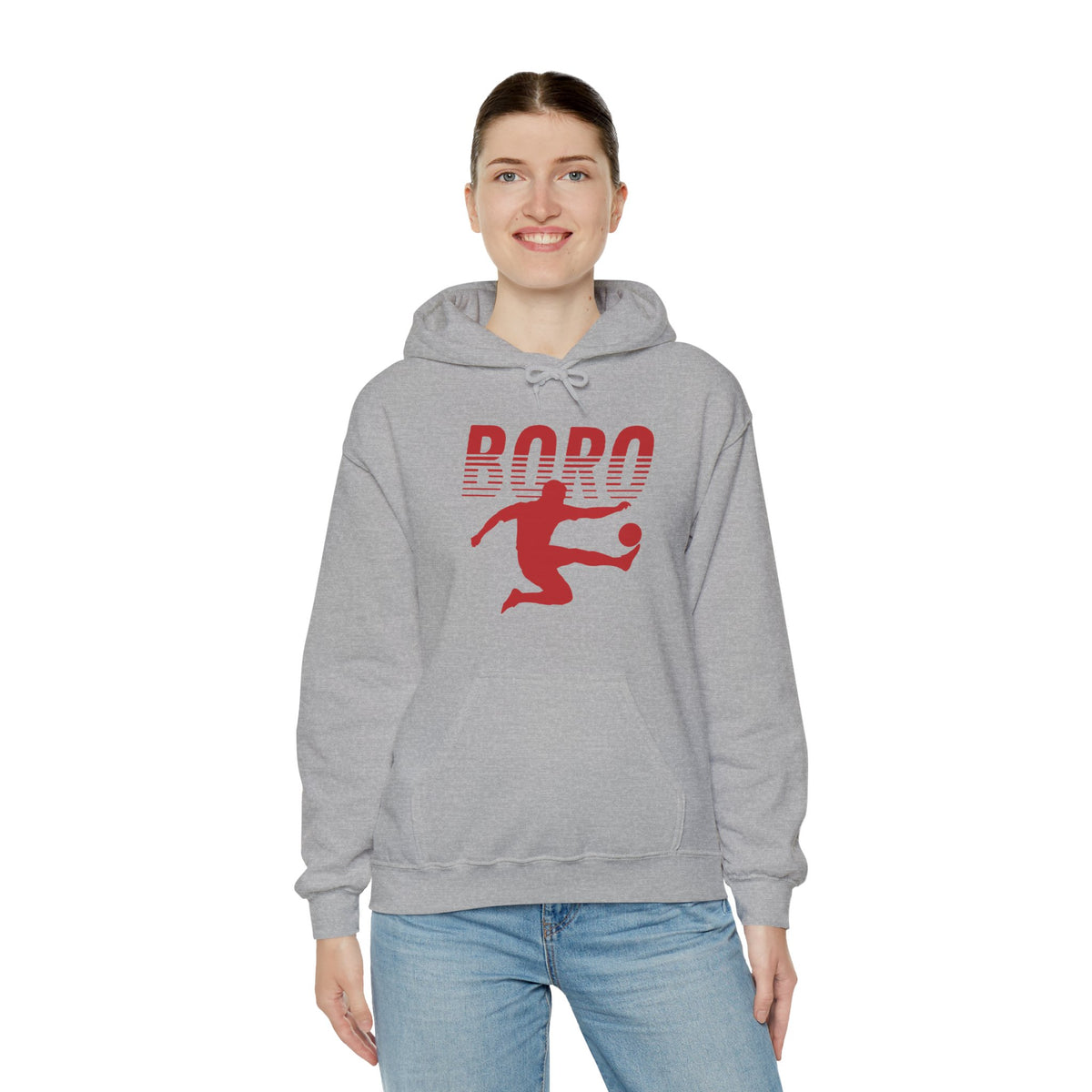 BORO Fade Player Hoodie 'front print' only.