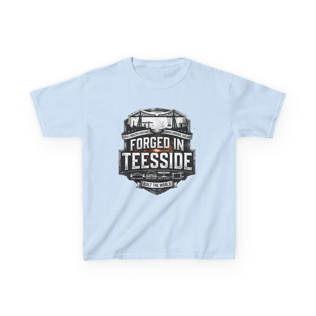 Kids Tee — "Forged in Teesside" BORO Industrial Shirt