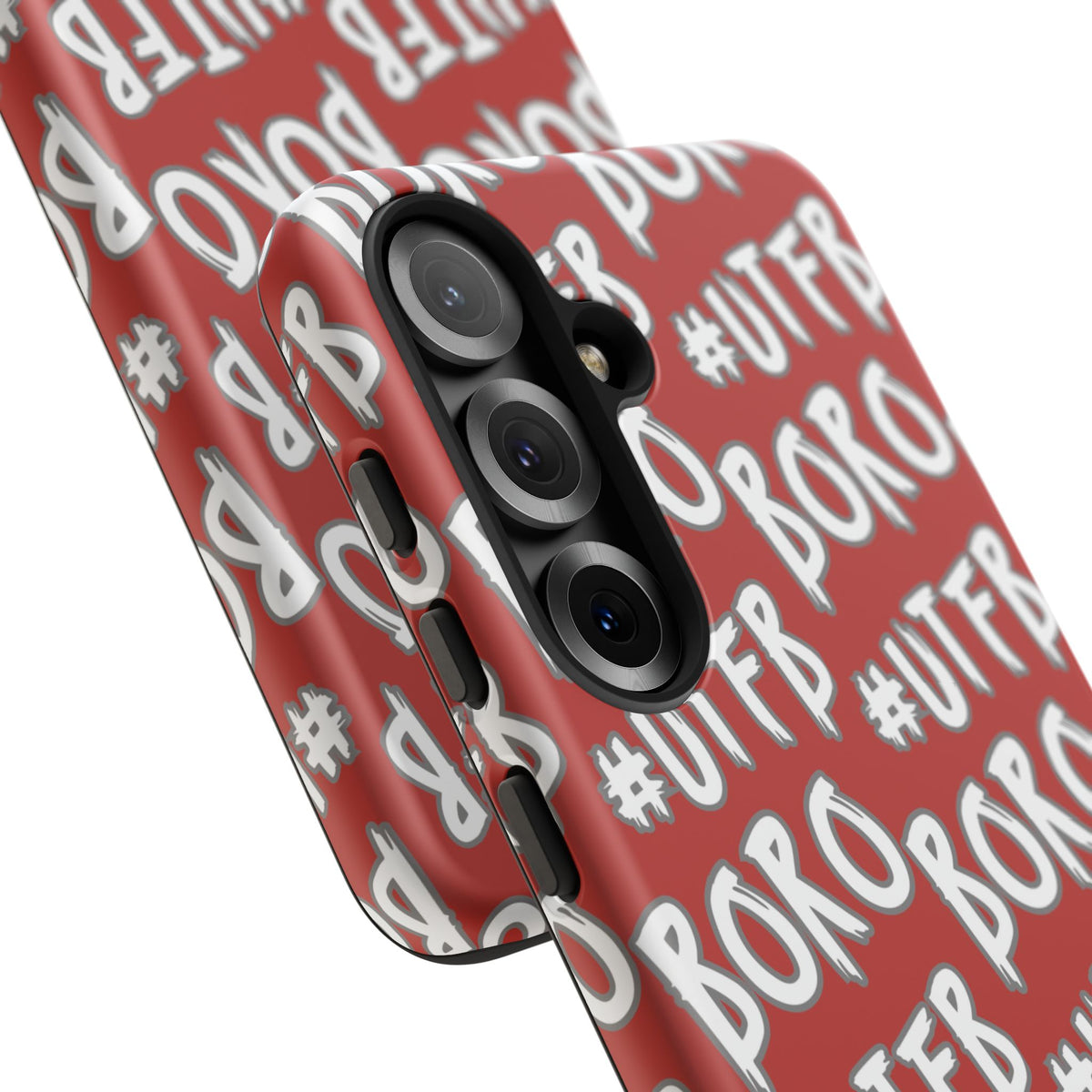 Phone Case — Red #UTFB BORO Pattern Protective Case