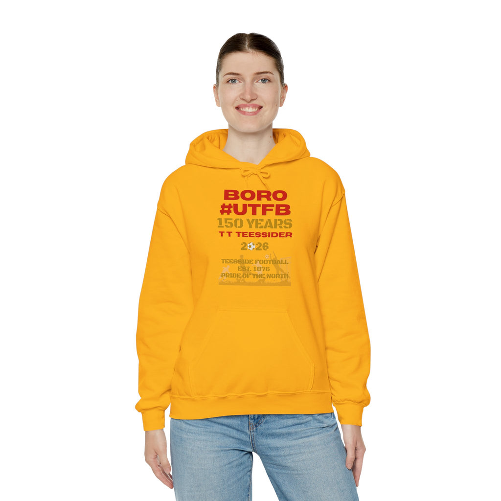 BORO 150 Years 2026 Hoodie 'front print' only.
