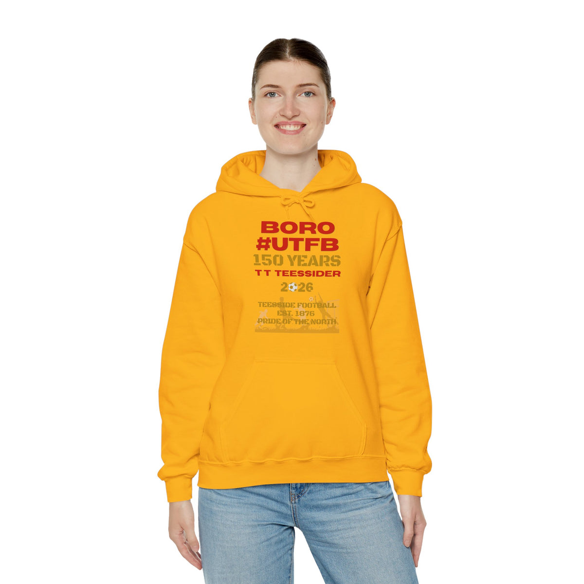 BORO 150 Years 2026 Hoodie 'front print' only.