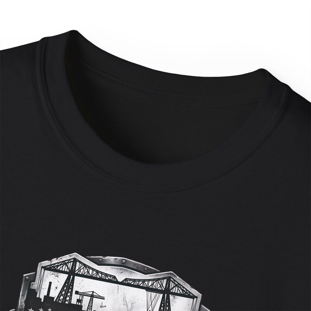 Forged in Teesside Graphic Tee, Industrial England T‑Shirt, Teesside Built The World, British Steel