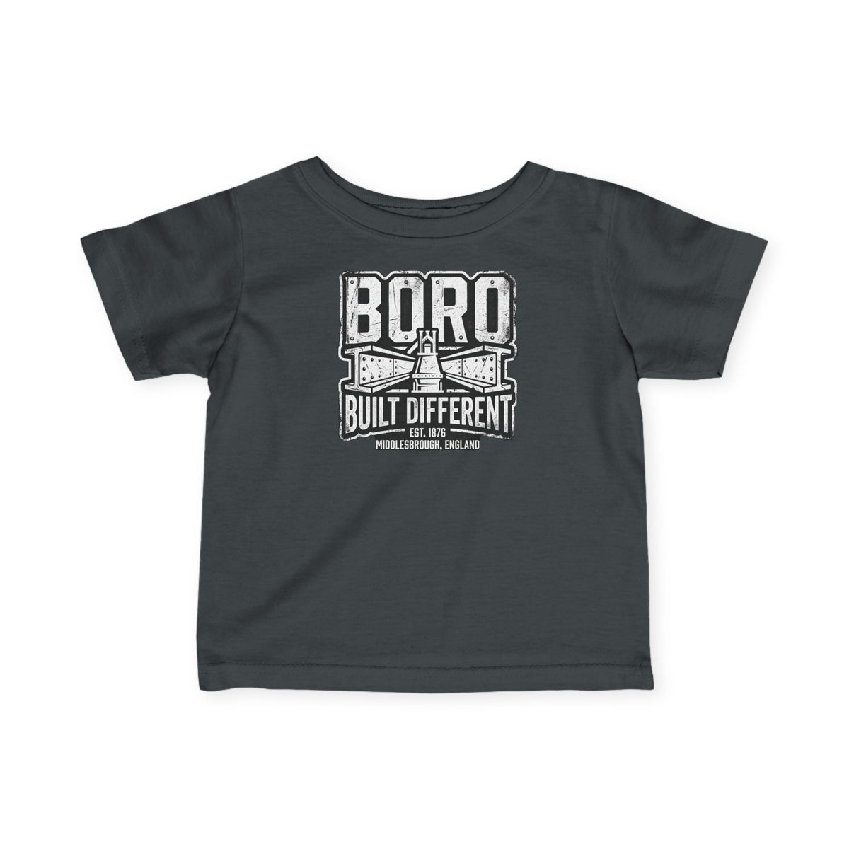 Infant Tee - Boro Built Different — 'BORO Built Different' Graphic T-Shirt