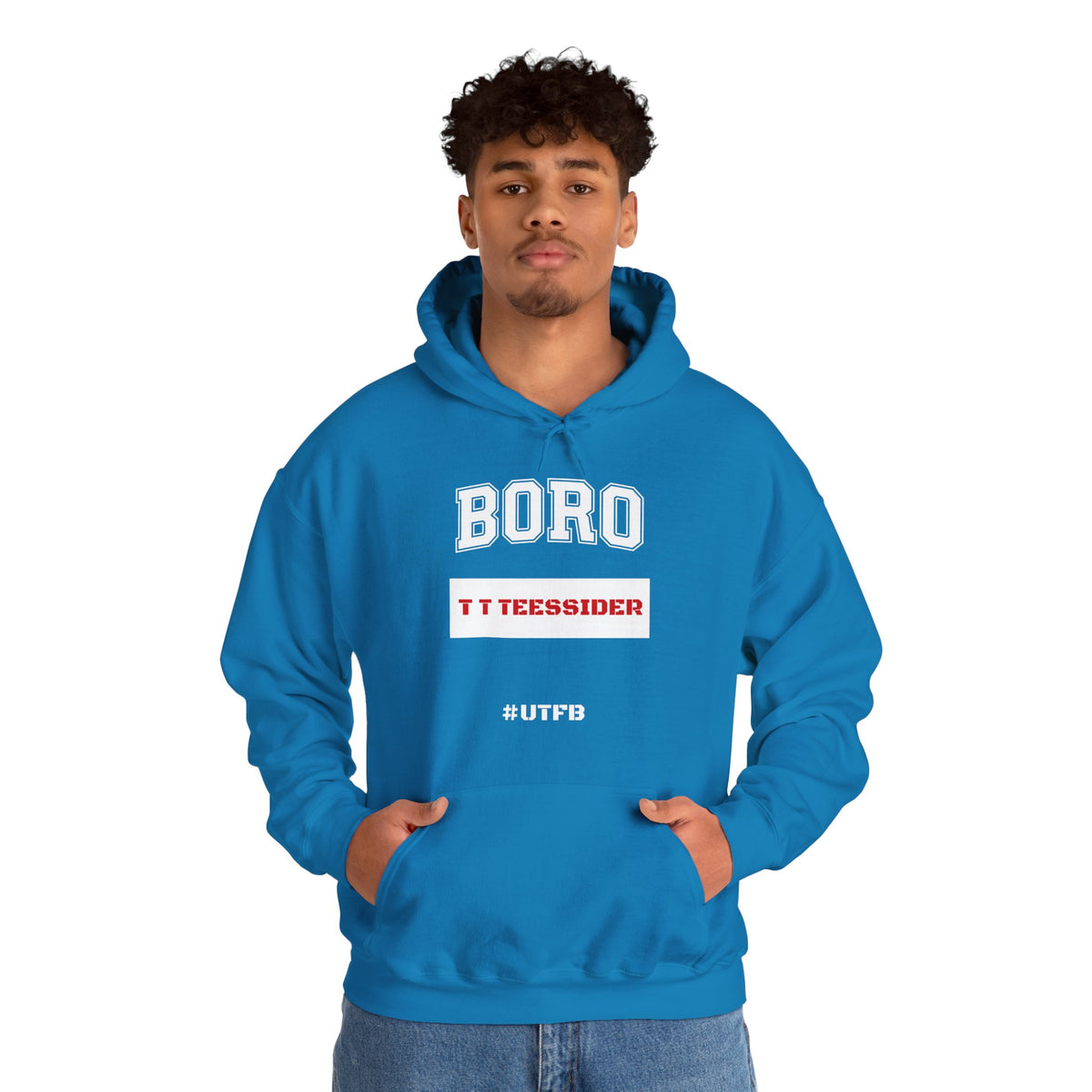 BORO Hoodie 'front print' only.