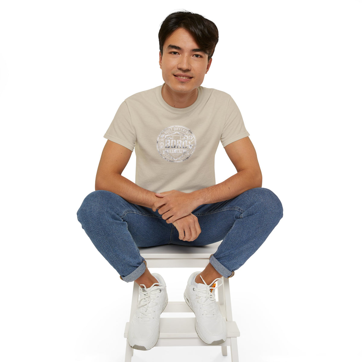 Boro Built Different Emblem T-Shirt — 'BORO Est. 1976' Boro Logo Tee
