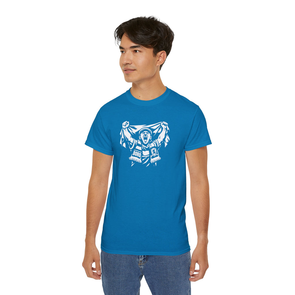 Middlesbrough Superfan Chant T‑Shirt — Enthusiastic Boro Supporter Graphic Tee