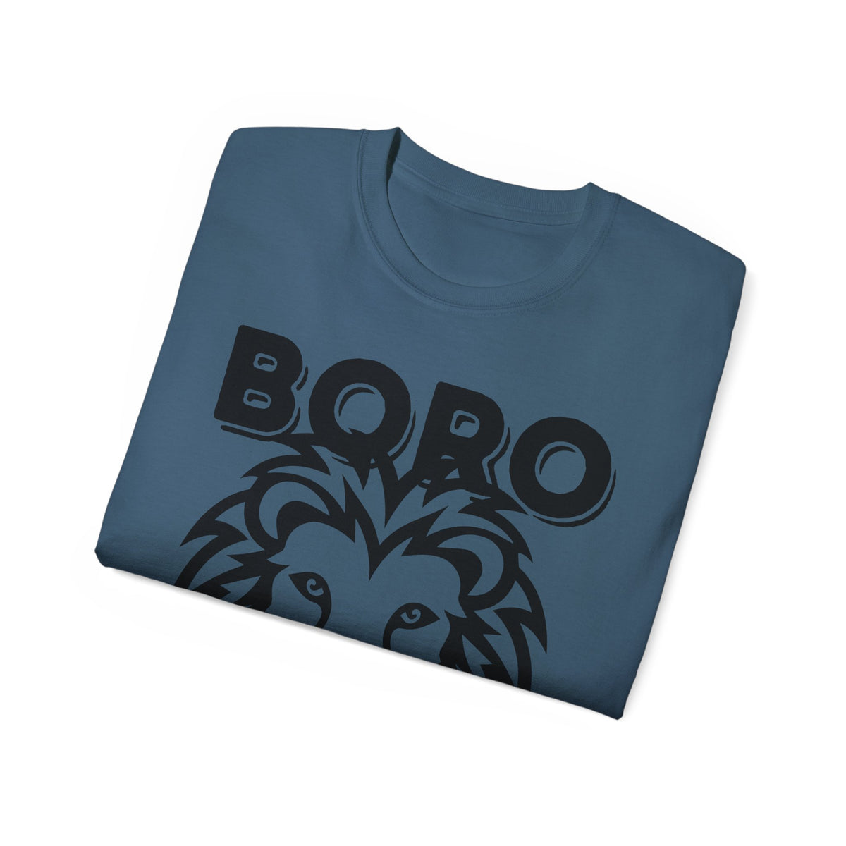 LARGE Black/Red Lion Mascot Tee – BORO 150 Years Commemorative T-Shirt