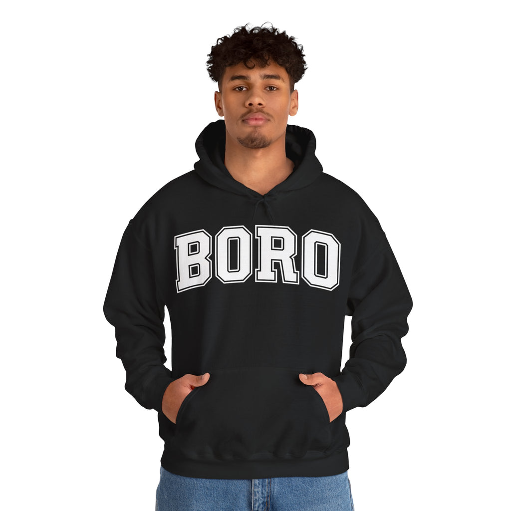 Uni BORO Style Hoodie 'front print' only.