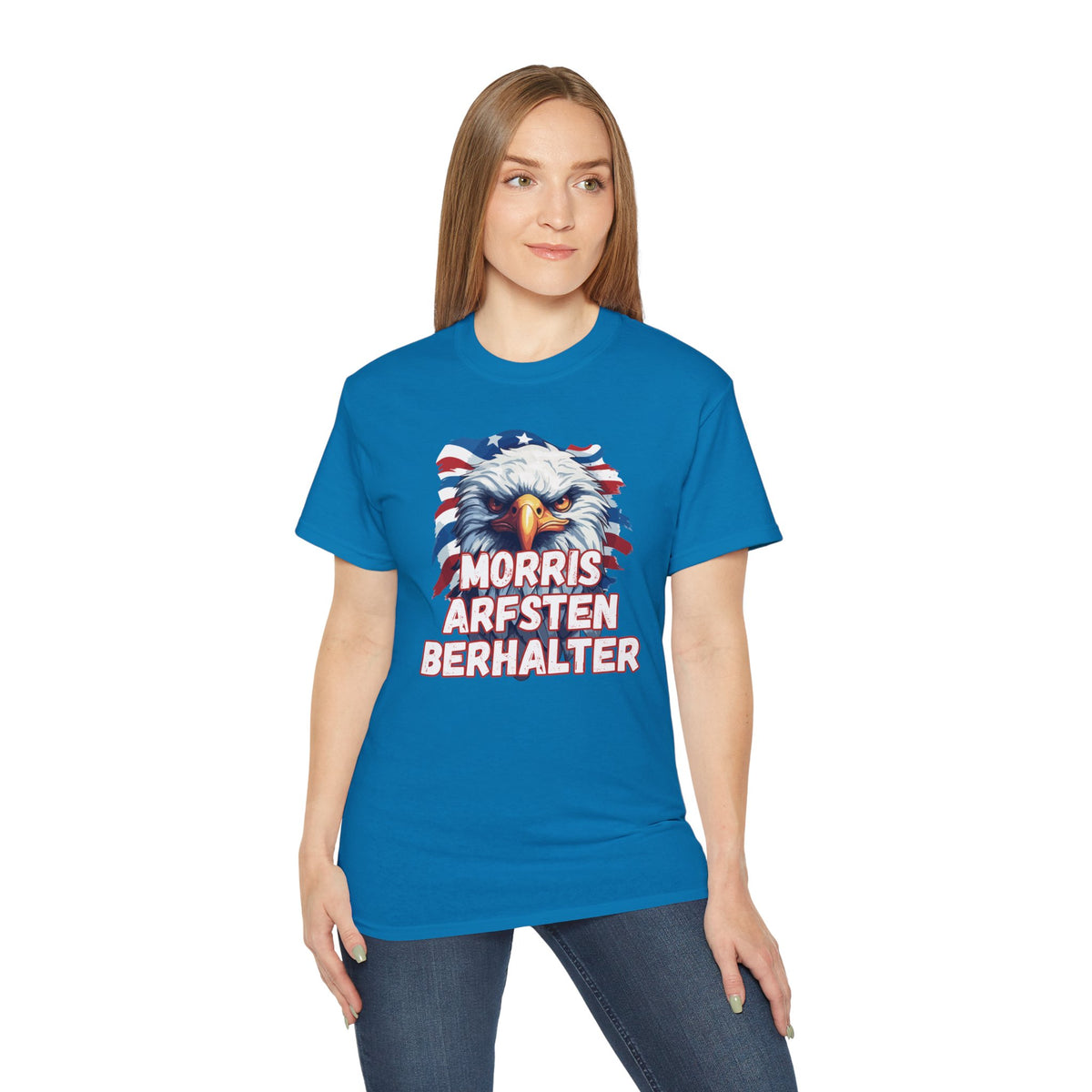 Eagle Graphic Tee — "Morris Arfsten Berhalter" Patriotic USA BORO Shirt
