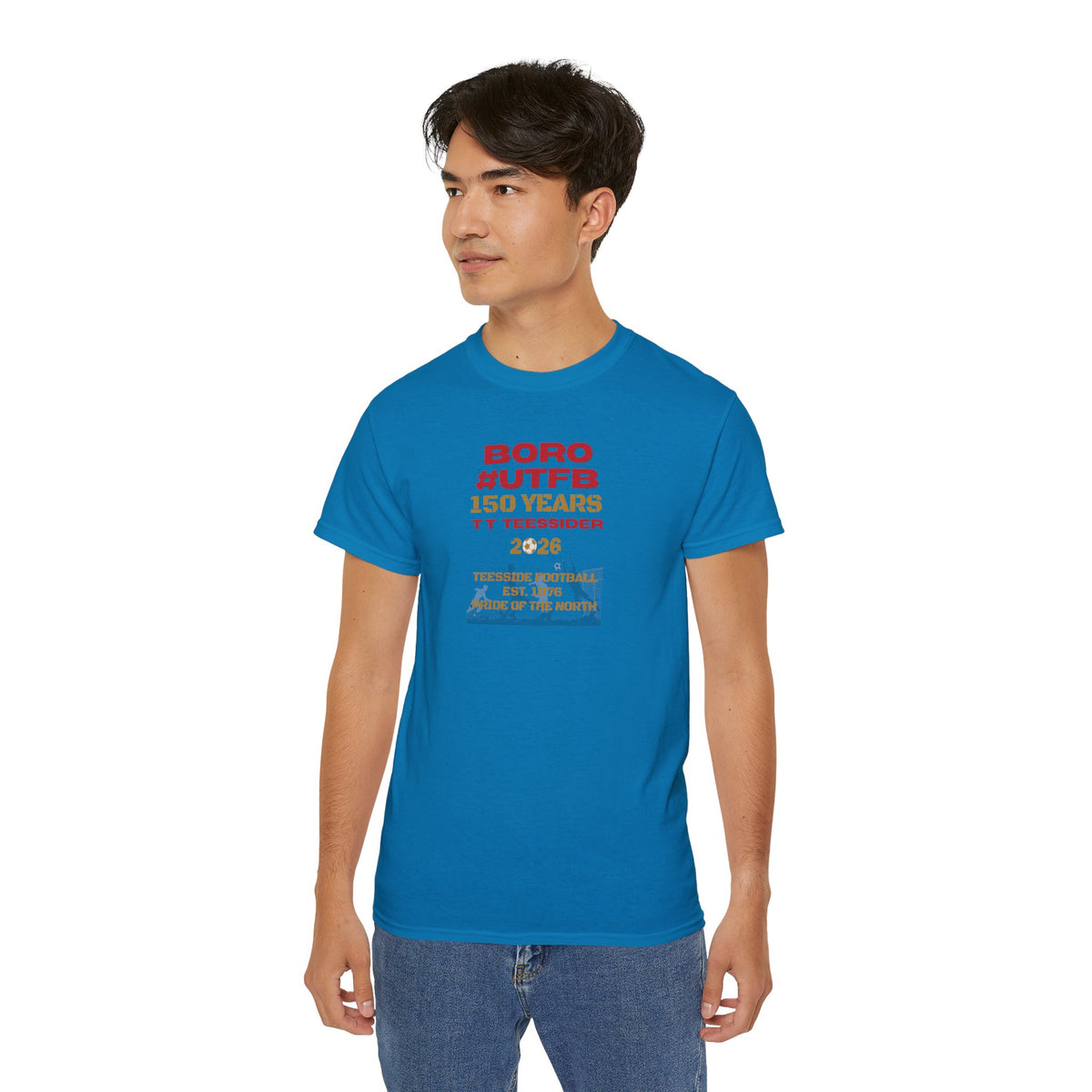 Boro #UTFB 150 Years Tee — Middlesbrough Football Anniversary Shirt