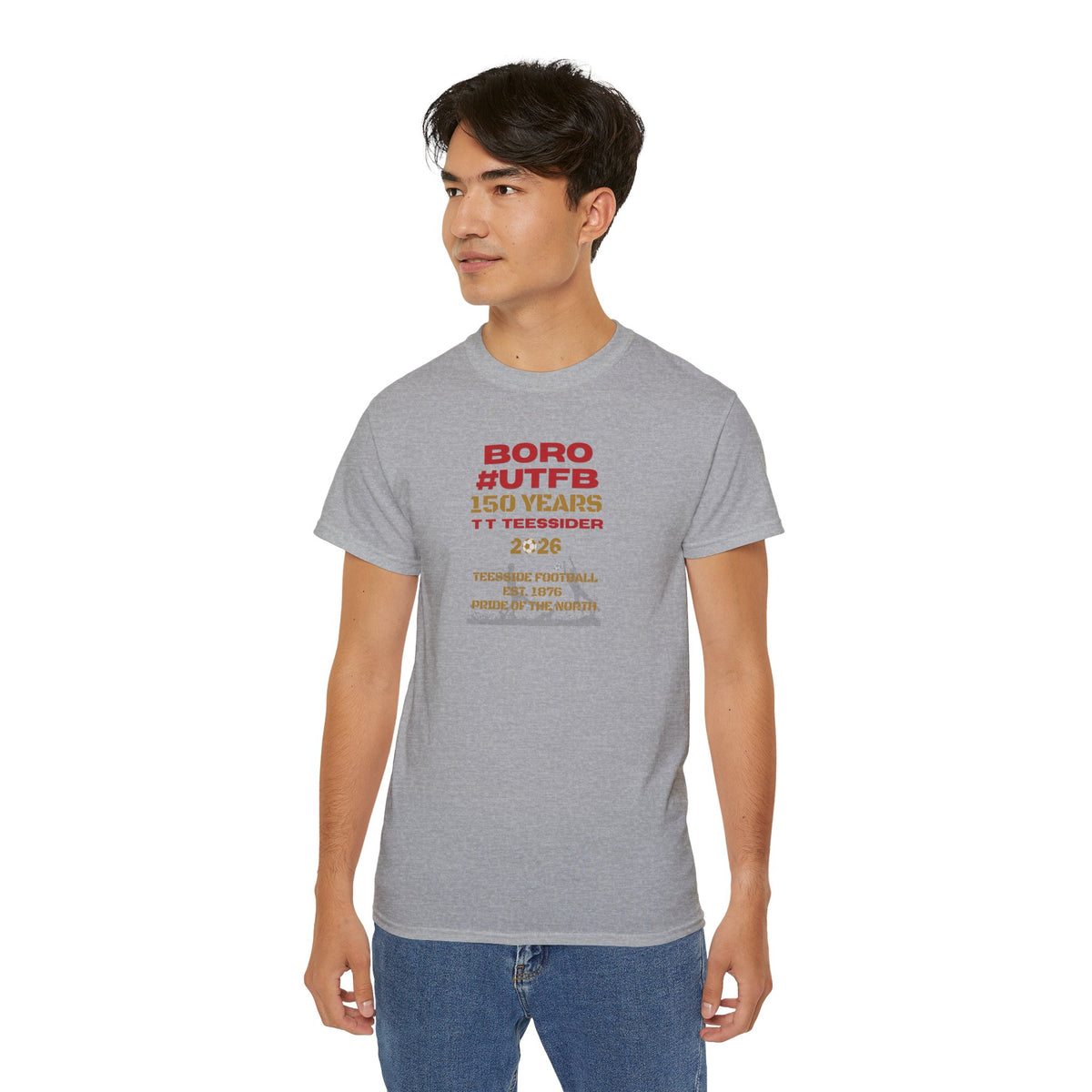 Boro #UTFB 150 Years Tee — Middlesbrough Football Anniversary Shirt